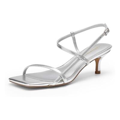 DREAM PAIRS Sandales Femme Talon Kitten Escarpins Femme Bout Carré Brides Croisées Bride Cheville Chaussures Ouvertes Talon Été Soirée Mariage Sortie Ville Vacances,Size 41.5,Argent,SDHS25002W - Publicité DREAM PAIRS Sandales Femme Talon Kitten Escarpins Femme Bout Carré Brides Croisées Bride Cheville Chaussures Ouvertes Talon Été Soirée Mariage Sortie Ville Vacances,Size 41.5,Argent,SDHS25002W - Publicité