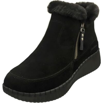 Skechers Wilshire BLVD Fresh Zip pour Femme, Noir/Noir, 38.5 EU - Publicité Skechers Wilshire BLVD Fresh Zip pour Femme, Noir/Noir, 38.5 EU - Publicité