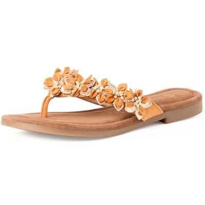 Marco Tozzi Sandale Femme Semelle intérieure Feel Me Souple Cuir Moderne, Orange (Orange Comb), 39 EU - Publicité Marco Tozzi Sandale Femme Semelle intérieure Feel Me Souple Cuir Moderne, Orange (Orange Comb), 39 EU - Publicité