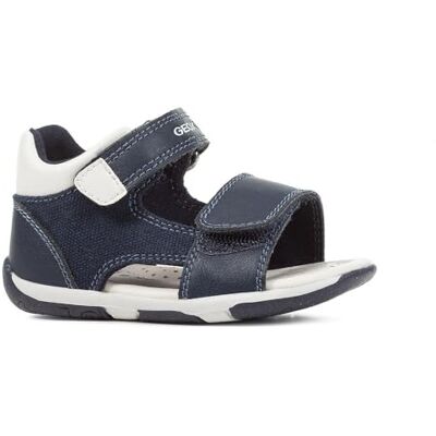 Geox Sandales Tapuz Boy B pour bébé garçon, Bleu marine/blanc., 18 EU - Publicité Geox Sandales Tapuz Boy B pour bébé garçon, Bleu marine/blanc., 18 EU - Publicité