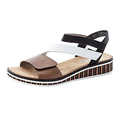 Rieker V3670 Sandales pour femme, Beige Combi 64, 42 EU - Publicité Rieker V3670 Sandales pour femme, Beige Combi 64, 42 EU - Publicité