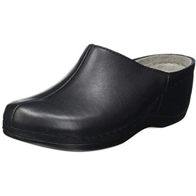 Berkemann Jada, Mules, Femme, Noir, Cuir Souple - Publicité Berkemann Jada, Mules, Femme, Noir, Cuir Souple - Publicité