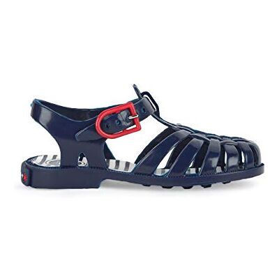 Méduse Fille, basses, SANDAL, sandales en plastique Marine, 22 EU - Publicité Méduse Fille, basses, SANDAL, sandales en plastique Marine, 22 EU - Publicité