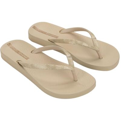 Ipanema Mesh IX Fem, Tongs Femme, Beige/doré, 35 EU - Publicité Ipanema Mesh IX Fem, Tongs Femme, Beige/doré, 35 EU - Publicité