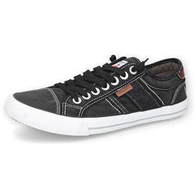 Dockers by Gerli Sneaker Low Homme Baskets Noir EU43, Coton, Semelle en Caoutchouc, - Publicité Dockers by Gerli Sneaker Low Homme Baskets Noir EU43, Coton, Semelle en Caoutchouc, - Publicité
