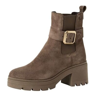 Tamaris Femme Bottine, Taupe, 38 EU - Publicité Tamaris Femme Bottine, Taupe, 38 EU - Publicité