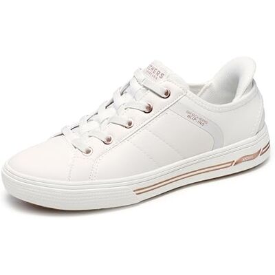 Skechers Arch Fit Arcade-Ease-n Baskets à Enfiler Mains Libres pour Femme, Blanc, 38 EU - Publicité Skechers Arch Fit Arcade-Ease-n Baskets à Enfiler Mains Libres pour Femme, Blanc, 38 EU - Publicité
