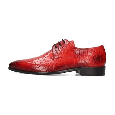 Melvin & Hamilton Homme Lance 8 Plat Oxford, Rouge, 45 EU - Publicité Melvin & Hamilton Homme Lance 8 Plat Oxford, Rouge, 45 EU - Publicité