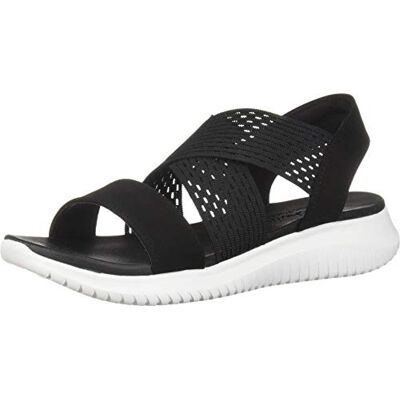 Skechers 32495 femme Sandales Bride arrière, Noir (Black Gore/Mitobuck Trim Blk), 40 EU - Publicité Skechers 32495 femme Sandales Bride arrière, Noir (Black Gore/Mitobuck Trim Blk), 40 EU - Publicité