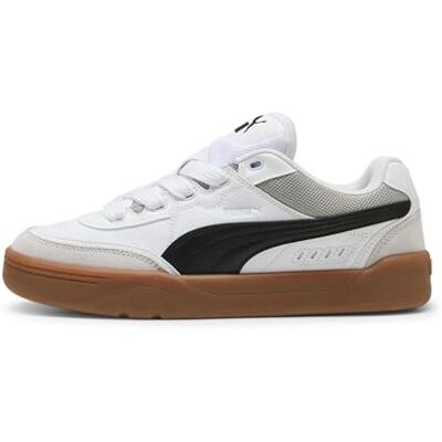 Puma Chaussures Park Lifestyle Sk8 pour homme, Blanc-Noir-Plume Gris, 10.5 - Publicité Puma Chaussures Park Lifestyle Sk8 pour homme, Blanc-Noir-Plume Gris, 10.5 - Publicité