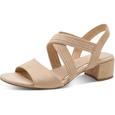 MARCO TOZZI Sandale femme semelle de confort Feel Me moelleuse Vegan doublure douce Stylé, beige (BISCUIT COMB), 39 EU - Publicité MARCO TOZZI Sandale femme semelle de confort Feel Me moelleuse Vegan doublure douce Stylé, beige (BISCUIT COMB), 39 EU - Publicité