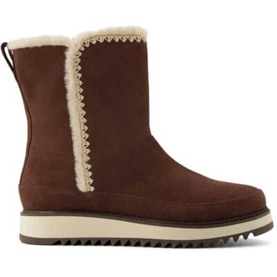 TOMS Bottes de neige Bergen pour femme, Daim marron chêne résistant à l'eau, 39 EU - Publicité TOMS Bottes de neige Bergen pour femme, Daim marron chêne résistant à l'eau, 39 EU - Publicité