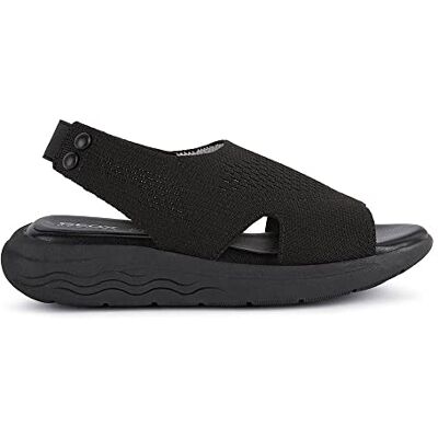 Geox Femme D Spherica Ec5 D Sandales, Black, 38 EU - Publicité Geox Femme D Spherica Ec5 D Sandales, Black, 38 EU - Publicité