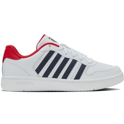 K-Swiss Baskets Court Palisades pour Homme, Blanches, 42 EU, Blanc., 42 EU - Publicité K-Swiss Baskets Court Palisades pour Homme, Blanches, 42 EU, Blanc., 42 EU - Publicité