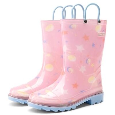 DREAM PAIRS Bottes de Pluie Enfant Garçon et Fille Imperméables et Légères Semelle Antidérapante Jeux Extérieurs,Size 36,Rose,KKUMRB2507 - Publicité DREAM PAIRS Bottes de Pluie Enfant Garçon et Fille Imperméables et Légères Semelle Antidérapante Jeux Extérieurs,Size 36,Rose,KKUMRB2507 - Publicité