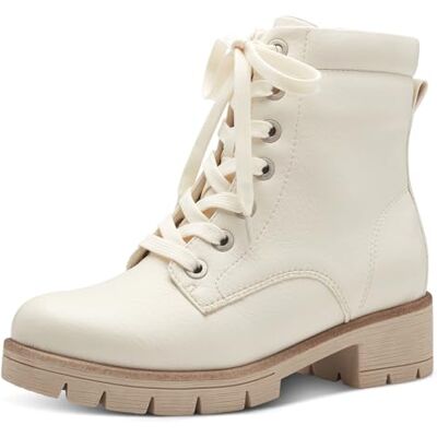 Jana bottines femme à lacets avec fermeture éclair vegan, Ivory, 38 EU - Publicité Jana bottines femme à lacets avec fermeture éclair vegan, Ivory, 38 EU - Publicité