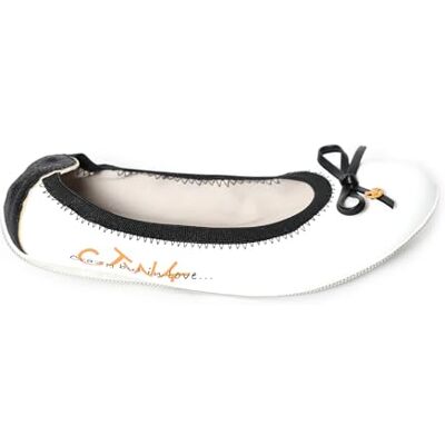 CHATTAWAK Femme Ballerine Signature Melton Noir, 38 - Publicité CHATTAWAK Femme Ballerine Signature Melton Noir, 38 - Publicité