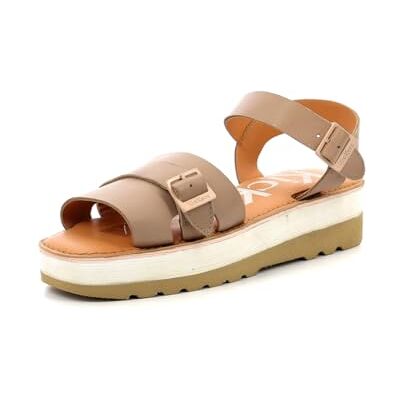 Kickers Hi Sunset, Sandales Femme, Beige Clair, 37 - Publicité Kickers Hi Sunset, Sandales Femme, Beige Clair, 37 - Publicité