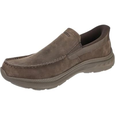 Skechers Pollard Osgood Hommes Coupe Chaussures Mocassins Cacao UK 9 - Publicité Skechers Pollard Osgood Hommes Coupe Chaussures Mocassins Cacao UK 9 - Publicité