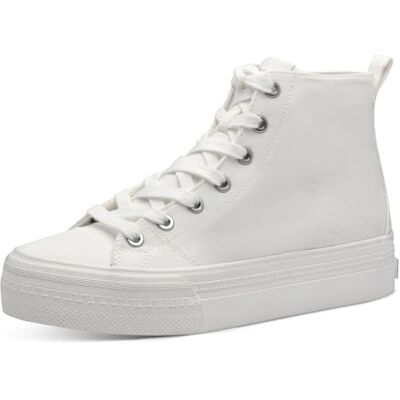 Tamaris Femme Damen Botte mi-Mollet, Blanc uni, 36 EU - Publicité Tamaris Femme Damen Botte mi-Mollet, Blanc uni, 36 EU - Publicité