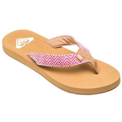 Roxy Sandales Porto Raffia II pour femme, framboise, 38 EU - Publicité Roxy Sandales Porto Raffia II pour femme, framboise, 38 EU - Publicité