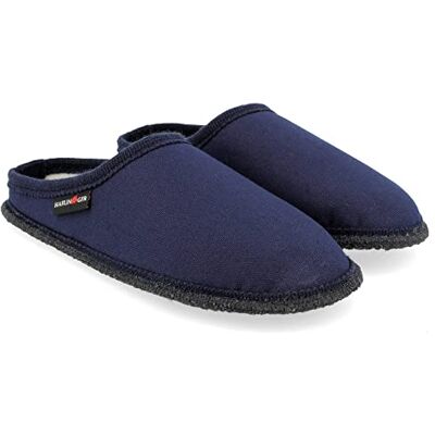 HAFLINGER PANTOFFEL COTTY F Chaussons Femme Bleu 36 - Publicité HAFLINGER PANTOFFEL COTTY F Chaussons Femme Bleu 36 - Publicité