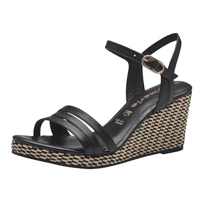 Tamaris Sandales pour femme , Noir, 39 EU - Publicité Tamaris Sandales pour femme , Noir, 39 EU - Publicité
