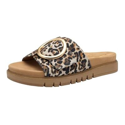 Tamaris Comfort Mules Femme Cuir élégantes, Leopard, 36 EU - Publicité Tamaris Comfort Mules Femme Cuir élégantes, Leopard, 36 EU - Publicité