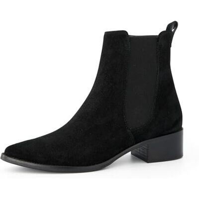 Paul Green Bottines 8 pour femme en daim noir, Noir , 39 EU - Publicité Paul Green Bottines 8 pour femme en daim noir, Noir , 39 EU - Publicité
