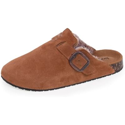 Isotoner Sabots Femme Dessus Cuir, Semelle Extra-Flex, légers, Patch Talon Confort, 39, Camel - Publicité Isotoner Sabots Femme Dessus Cuir, Semelle Extra-Flex, légers, Patch Talon Confort, 39, Camel - Publicité