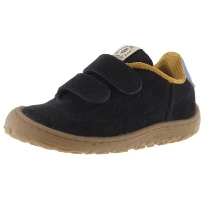 Victoria Basket Basse Bosco Barefoot Croûte De Cuir & Scratch pour Enfants Marino 23 - Publicité Victoria Basket Basse Bosco Barefoot Croûte De Cuir & Scratch pour Enfants Marino 23 - Publicité