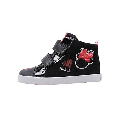 Geox Bébé Fille B Kilwi Girl D Sneakers, Black/Red, 25 EU - Publicité Geox Bébé Fille B Kilwi Girl D Sneakers, Black/Red, 25 EU - Publicité