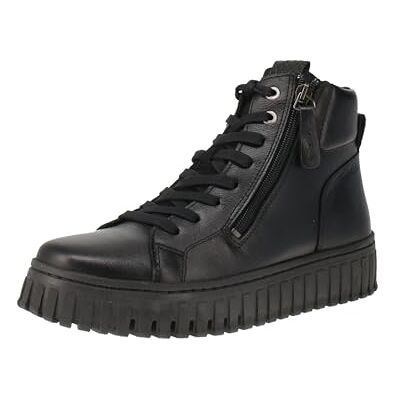 Tamaris Bottines plates en dentelle pour femme Noir Taille 38 EU, Cuir noir, 38 EU - Publicité Tamaris Bottines plates en dentelle pour femme Noir Taille 38 EU, Cuir noir, 38 EU - Publicité