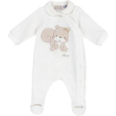 Chicco, Tutina con apertura davanti, Bébé fille, Blanc (2), 1M, Conçu en Italie - Publicité Chicco, Tutina con apertura davanti, Bébé fille, Blanc (2), 1M, Conçu en Italie - Publicité
