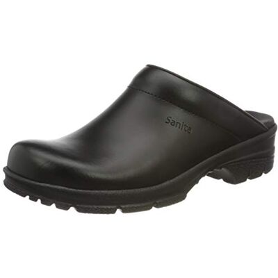 Sanita San Duty Sabots Noir OB+A+E+FO WRU+SRC Noir Schwarz (Schwarz), 40 EU - Publicité Sanita San Duty Sabots Noir OB+A+E+FO WRU+SRC Noir Schwarz (Schwarz), 40 EU - Publicité