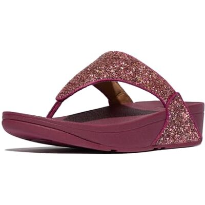 Fitflop Sandales Lulu multi-tons à paillettes pour femme, Mélange de rubis, 43 EU - Publicité Fitflop Sandales Lulu multi-tons à paillettes pour femme, Mélange de rubis, 43 EU - Publicité