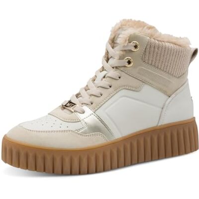 Marco Tozzi Femme Mode-Stiefel Botte Tendance, Crème Comb, 38 EU - Publicité Marco Tozzi Femme Mode-Stiefel Botte Tendance, Crème Comb, 38 EU - Publicité