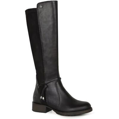 Rieker® Bottes en cuir noires à talon décroché bas avec un zip côté interne Taille numeric_41 - Publicité Rieker® Bottes en cuir noires à talon décroché bas avec un zip côté interne Taille numeric_41 - Publicité