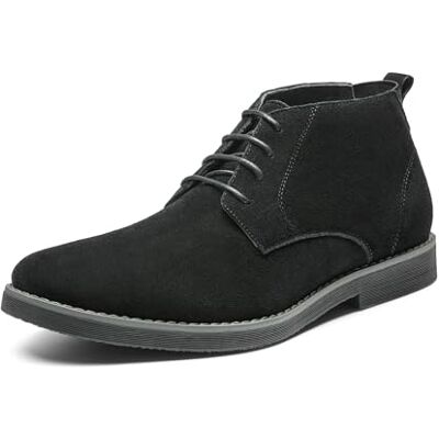 Bruno Marc Bottes Hommes Elégante Bottines Chukka avec Doublure Respirante Confortable,Size 43,Noir,Chukka - Publicité Bruno Marc Bottes Hommes Elégante Bottines Chukka avec Doublure Respirante Confortable,Size 43,Noir,Chukka - Publicité