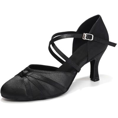 VCIXXVCE Chaussures de Danse de Salon Femme Latine Heels Bout Fermé Rose Tango Valse Fête Sociale Salsa Sandale Talon 7 cm, 43 EU - Publicité VCIXXVCE Chaussures de Danse de Salon Femme Latine Heels Bout Fermé Rose Tango Valse Fête Sociale Salsa Sandale Talon 7 cm, 43 EU - Publicité