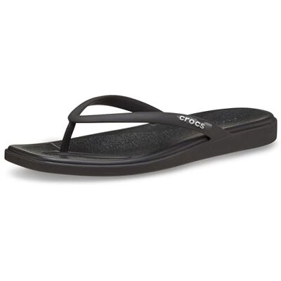 Crocs Femme Miami Flip Tongs, Black, 39/40 EU - Publicité Crocs Femme Miami Flip Tongs, Black, 39/40 EU - Publicité