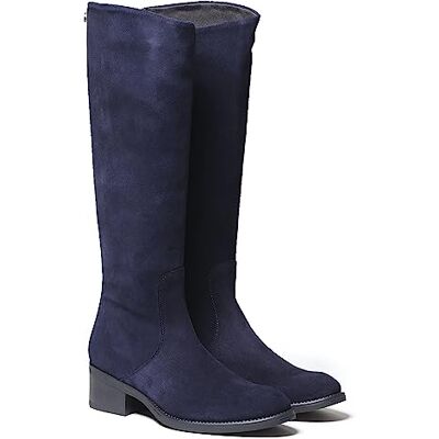 TONI PONS Botte pour femme en cuir fendu Marine, 38 EU - Publicité TONI PONS Botte pour femme en cuir fendu Marine, 38 EU - Publicité