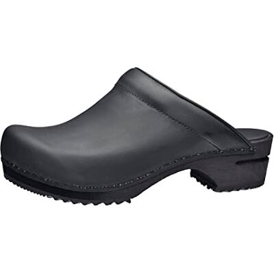 Sanita Wood Chrissy Open, Mules et Sabots Femme Noir (black 2) 41 EU - Publicité Sanita Wood Chrissy Open, Mules et Sabots Femme Noir (black 2) 41 EU - Publicité
