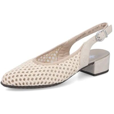 Rieker Chaussures pour femme à brides 47060, Escarpins à talons pour femme, Beige 60., 38 EU - Publicité Rieker Chaussures pour femme à brides 47060, Escarpins à talons pour femme, Beige 60., 38 EU - Publicité