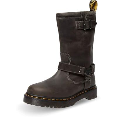 Dr. Martens Anistone Hi Charcoal Grey Burnished Waxy Pull Up Wp 39 - Publicité Dr. Martens Anistone Hi Charcoal Grey Burnished Waxy Pull Up Wp 39 - Publicité