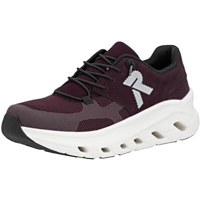 Rieker Femme W3500 Baskets Basses, Rouge, 45 EU - Publicité Rieker Femme W3500 Baskets Basses, Rouge, 45 EU - Publicité
