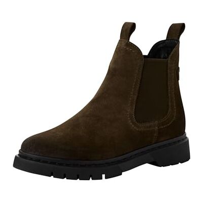 Tamaris Bottines Chelsea pour femme , Olive Suede., 38 EU - Publicité Tamaris Bottines Chelsea pour femme , Olive Suede., 38 EU - Publicité