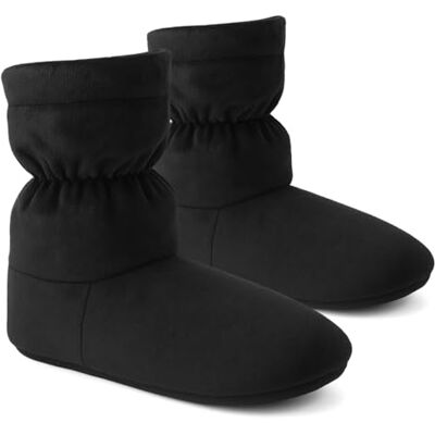 Knuffis Chaussons chauffants pour femme Chauffe-pieds Micro-ondes Pantoufles pour homme, Noir , 42/46 EU - Publicité Knuffis Chaussons chauffants pour femme Chauffe-pieds Micro-ondes Pantoufles pour homme, Noir , 42/46 EU - Publicité