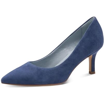 Tamaris Escarpins femme à talon aiguille cuir bleu 36 EU - Publicité Tamaris Escarpins femme à talon aiguille cuir bleu 36 EU - Publicité