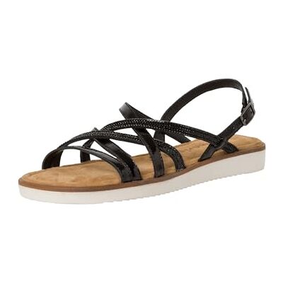 Tamaris Sandales pour femme , Noir/comb, 36 EU - Publicité Tamaris Sandales pour femme , Noir/comb, 36 EU - Publicité